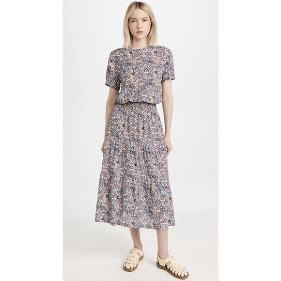Nation Ltd Dresses & Skirts - NATION LTD 2023 Martine Casual Peasant Cherry Blossom Maxi Dress